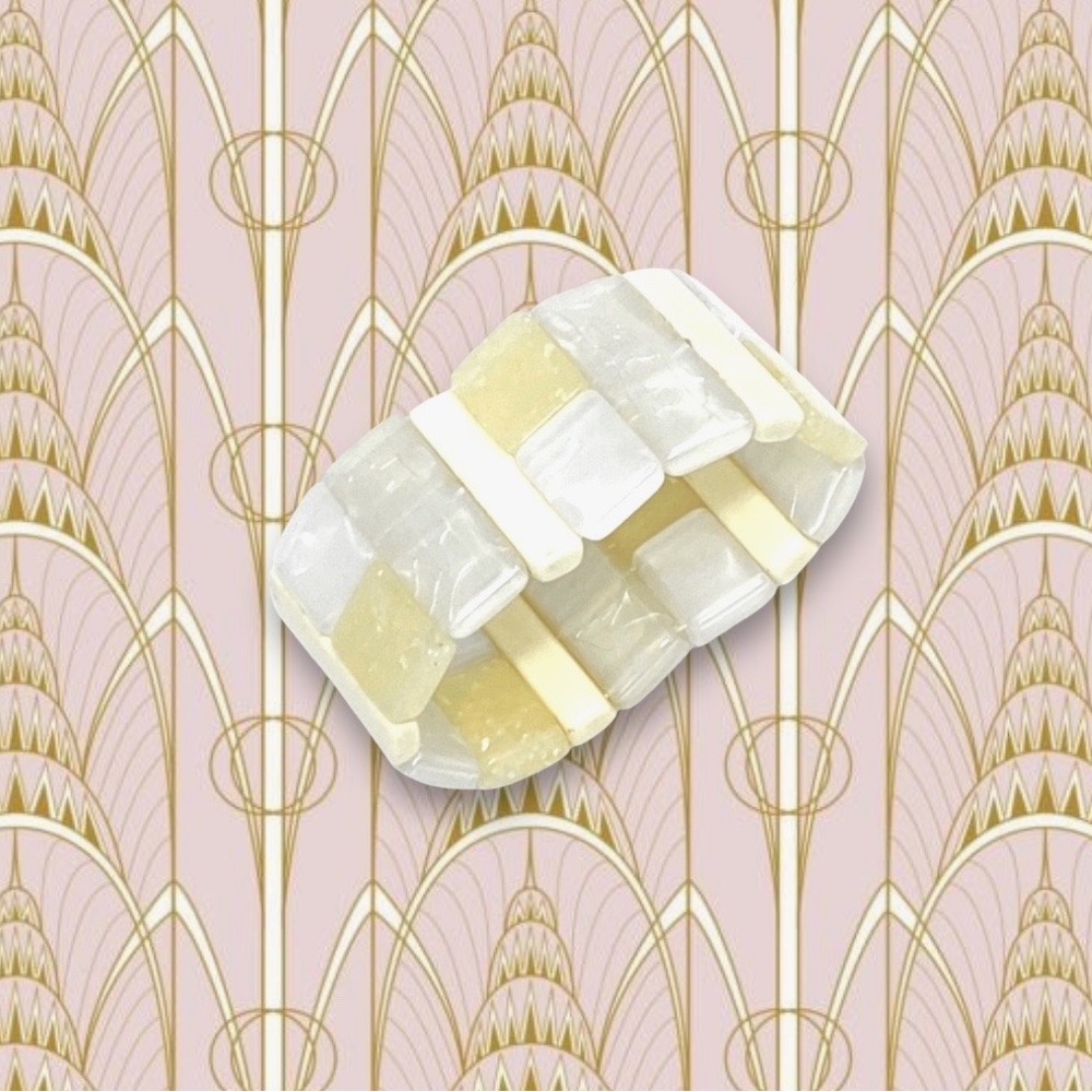 NWOT Art Deco Style Tonal Tile Bracelet